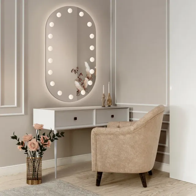 Alessandro Design Infinitium oglinda LED 60x80cm touch 4000K