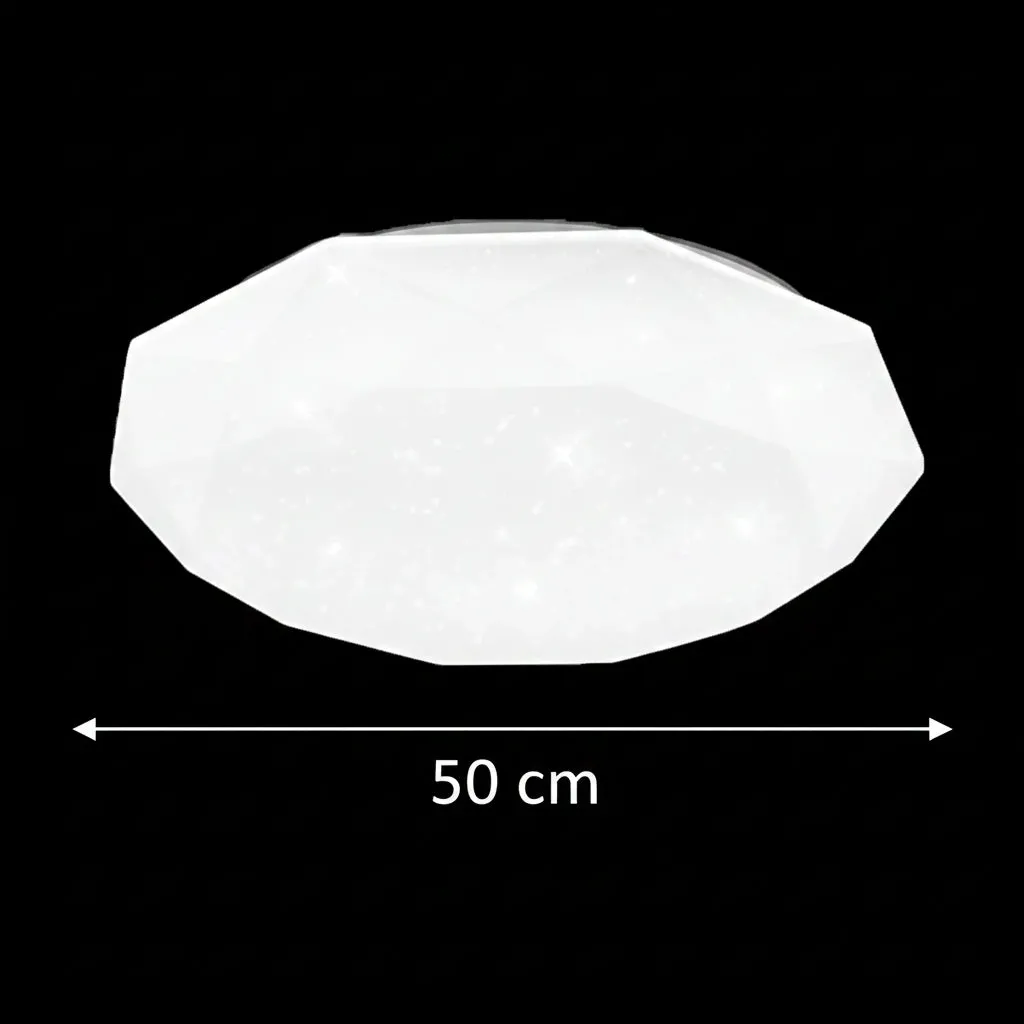 Alessandro Design PL101 plafonieră LED albă 50cm 51W