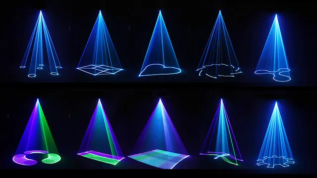 Shehds Constellaser 6W laser moving head RGB APP