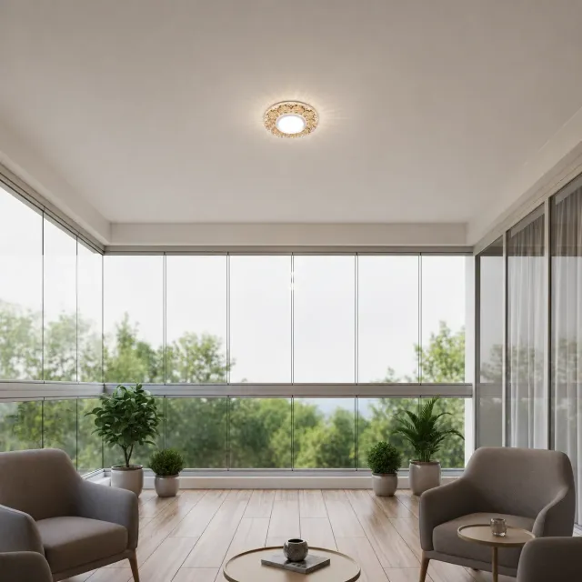 Alessandro Design Orbita spot LED rotund 5W bronz antic
