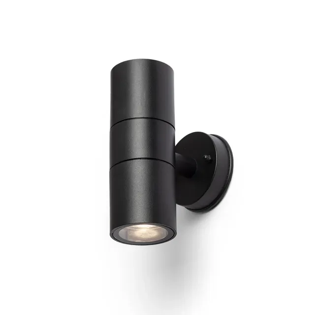 Rendl Light Studio Sorano Wall aplică perete neagră exterior GU10