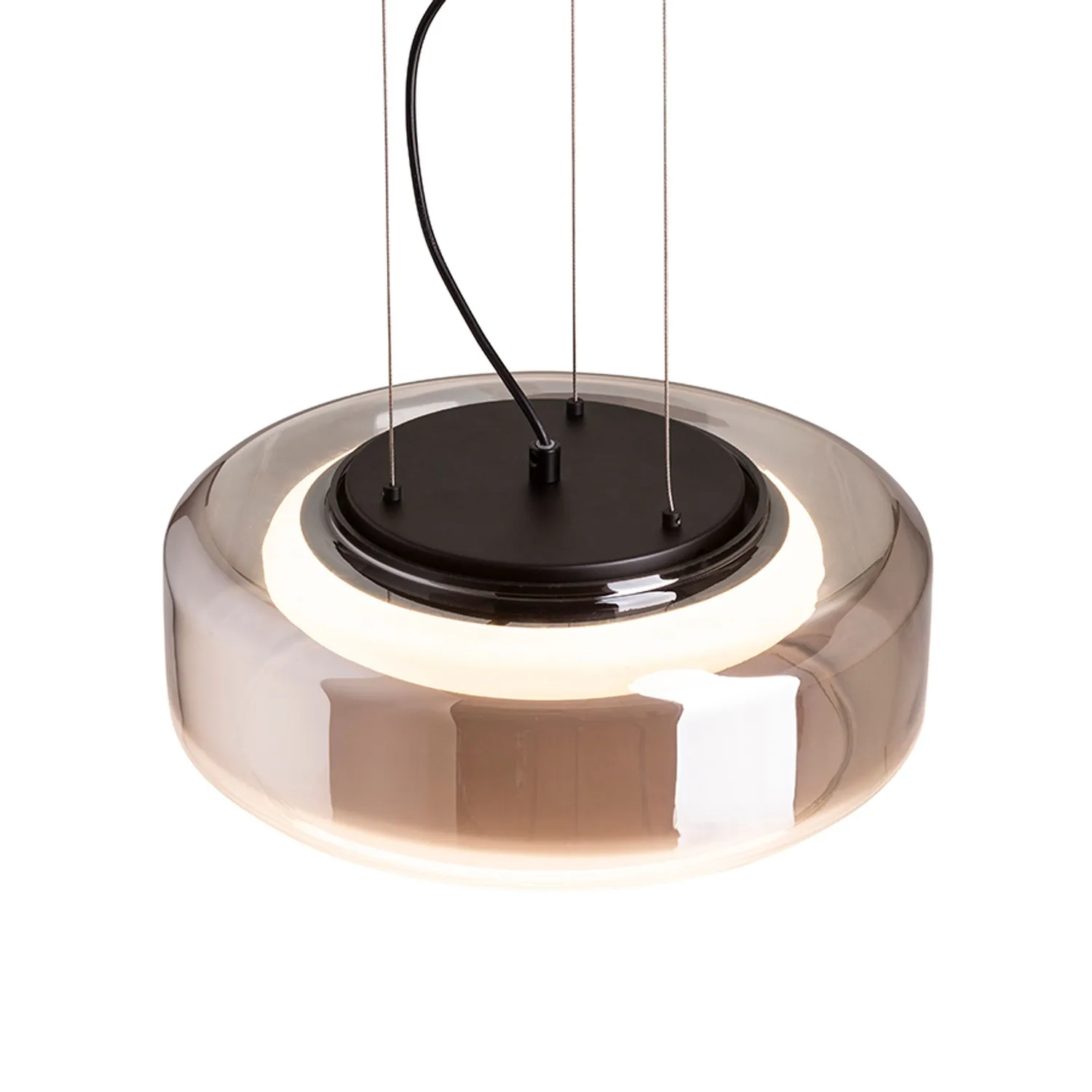 Rendl Light Studio Naomi pendul sticla fumurie LED