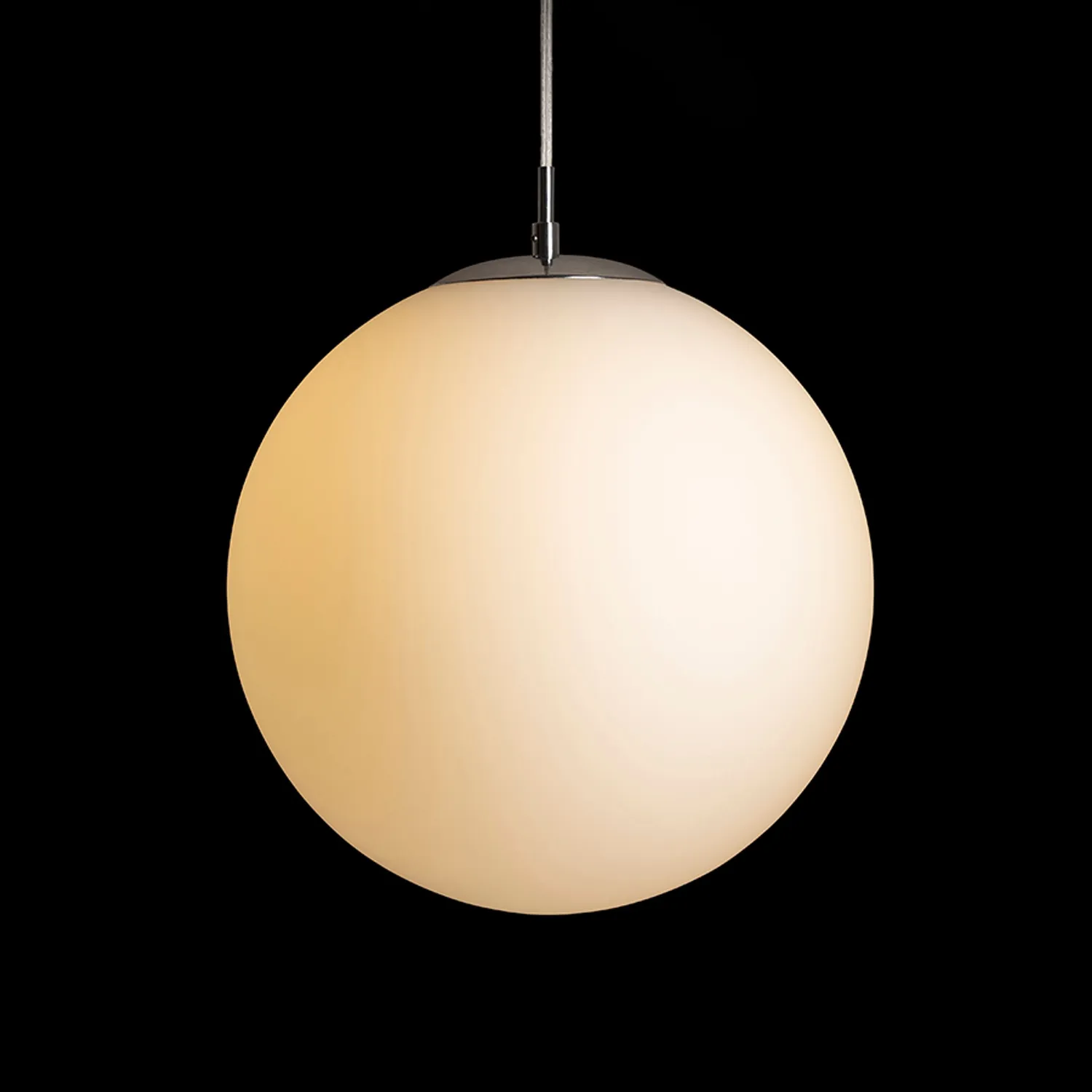 Rendl Light Studio Luna 30 pendul sticla opal crom