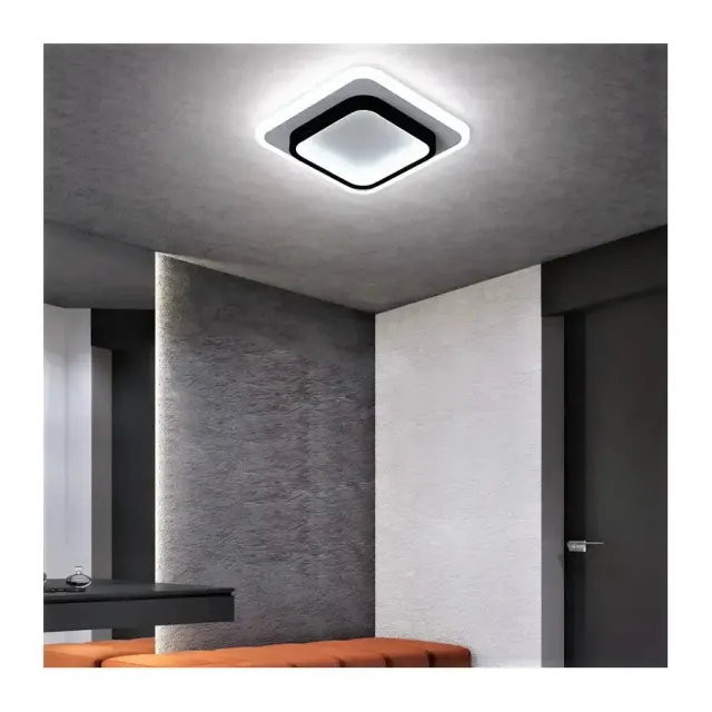 Alessandro Design Khai 20W plafoniera LED alb-negru 20 cm