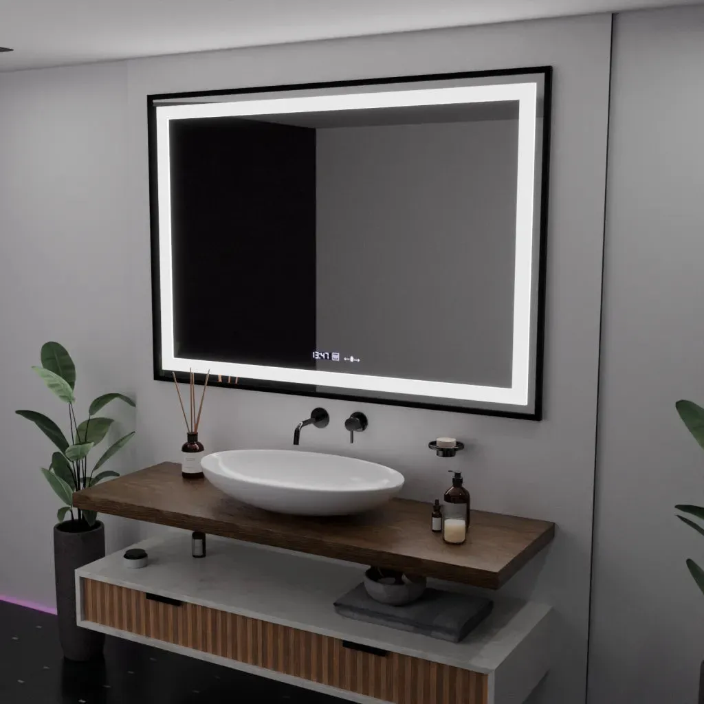 Alessandro Design Majeste Noir oglindă LED 100x65cm Marcello
