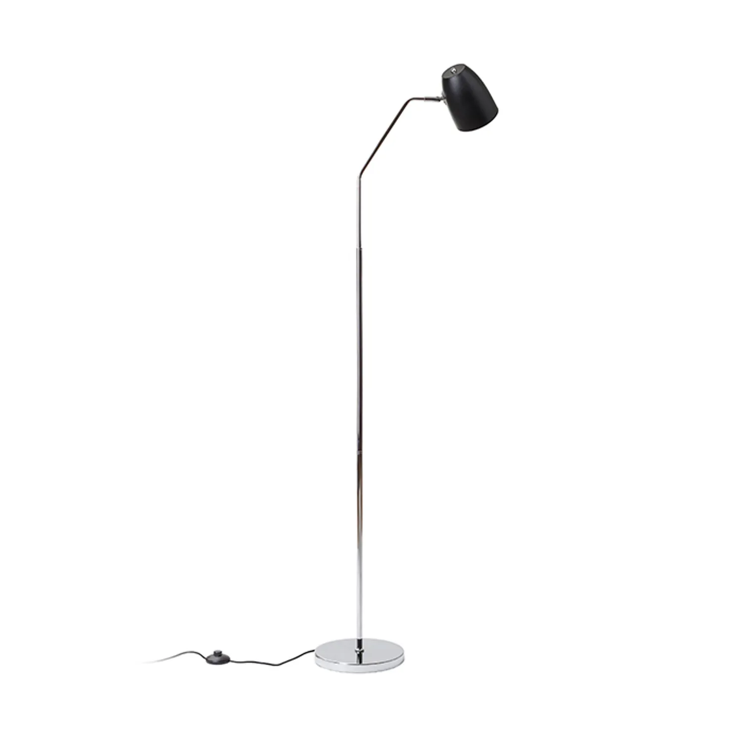 Rendl Pragma lampadar E27 negru crom
