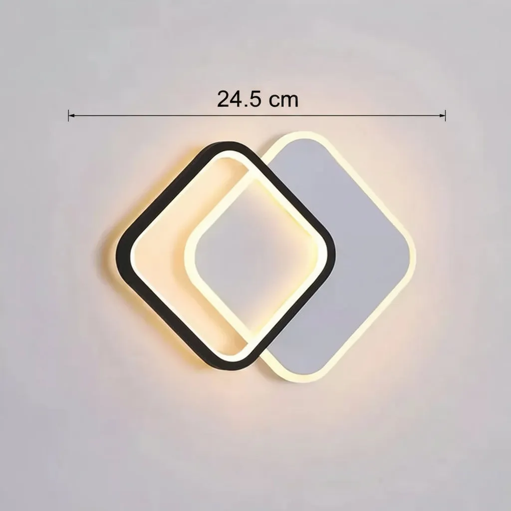 Alessandro Design Marcelo lustra LED 30W negru-alb 3 culori