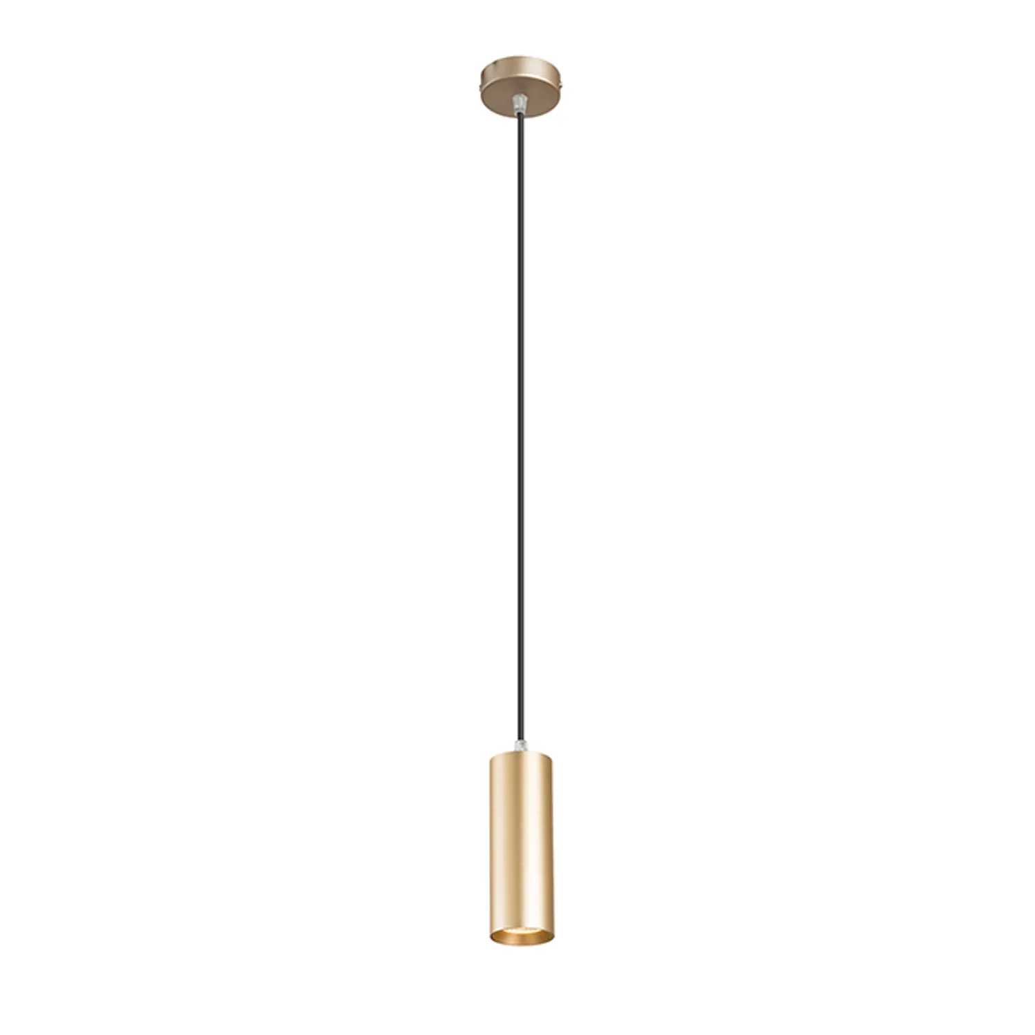 Rendl Mavro Dimm pendul LED bar negru auriu dimabil