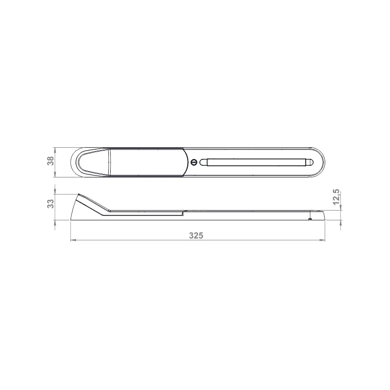 Furnika Peak spot LED negru pentru mobilier