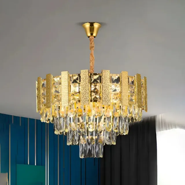 Alessandro Design Peles Eleganza 5xE27 candelabru auriu