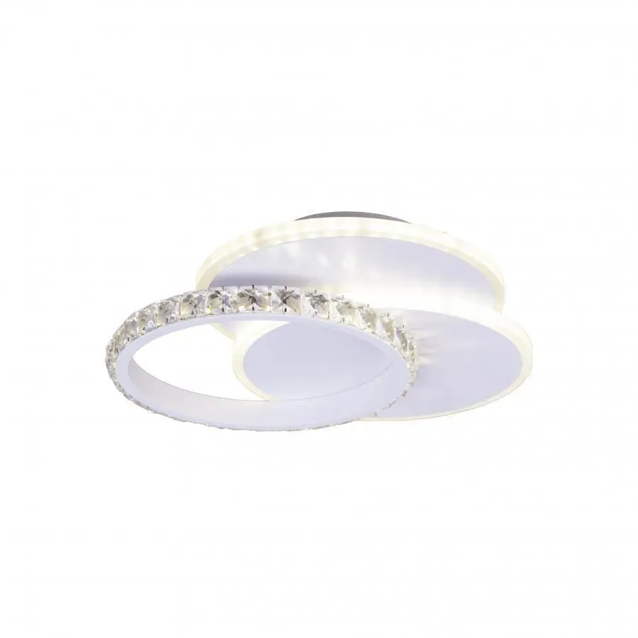 Alessandro Design SOFIA lustra LED cristal 24W alba