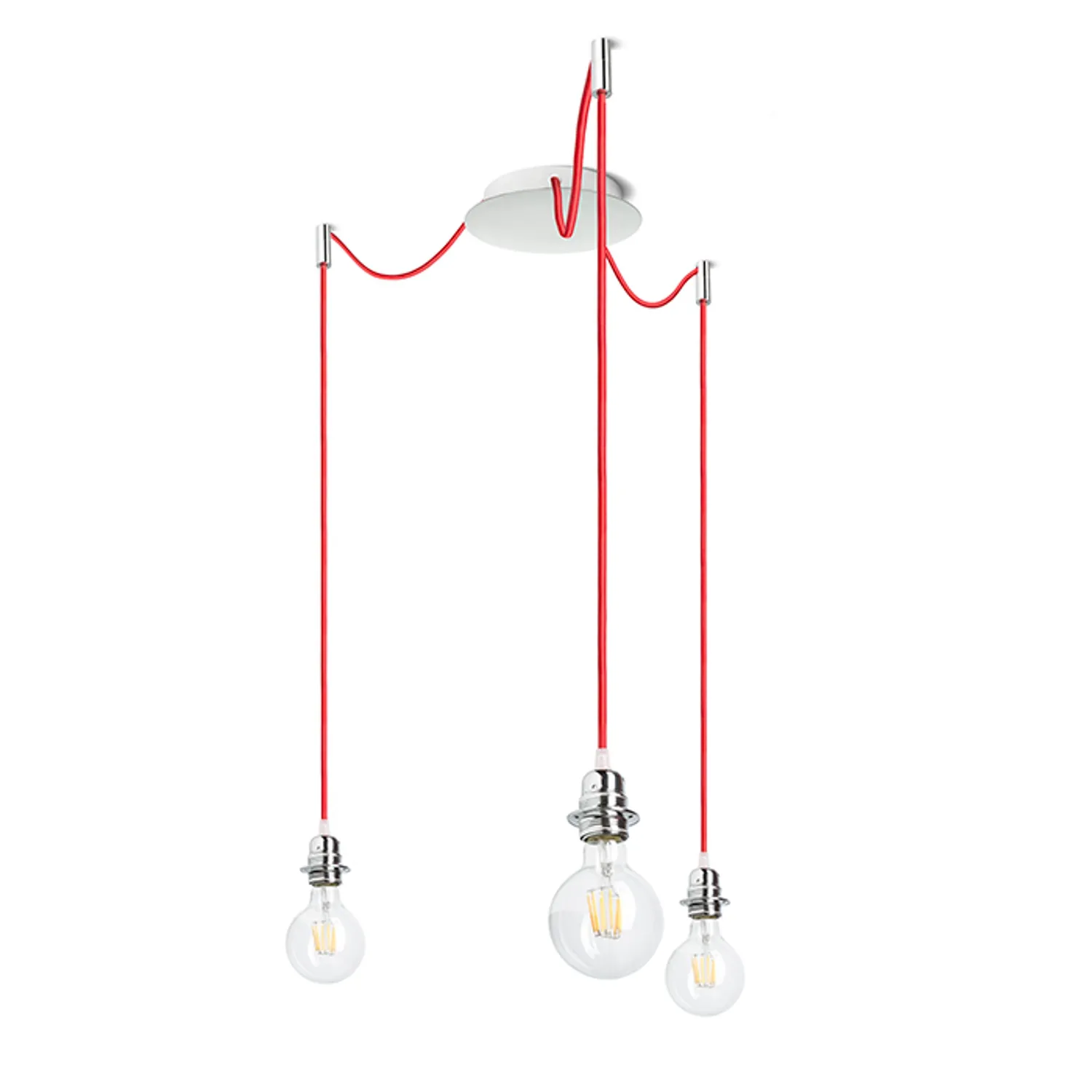 Rendl Light Studio Kombix 3 lustra suspendata negru crom