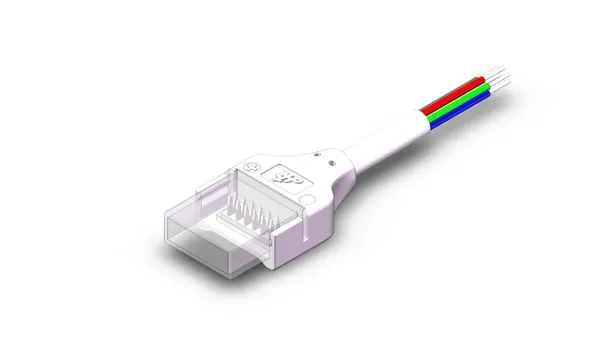 Aurora cablu RGBCX bandă-fir 12mm 2m IP65