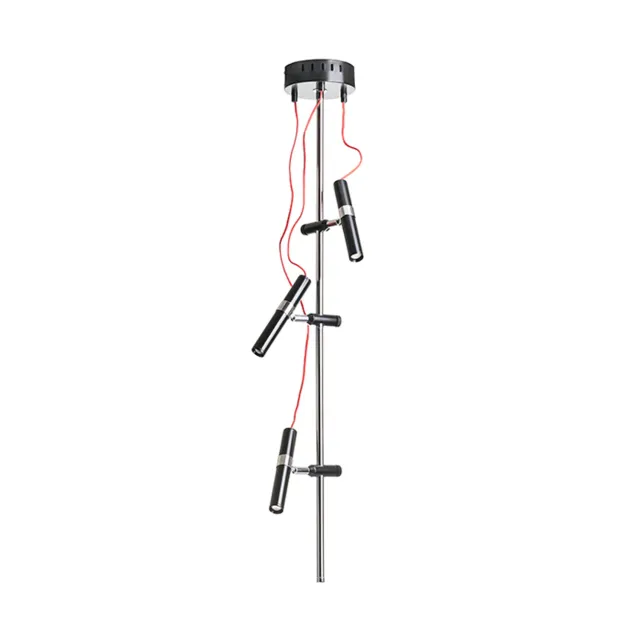 Rendl Viper Tak spot tavan negru crom 3xLED