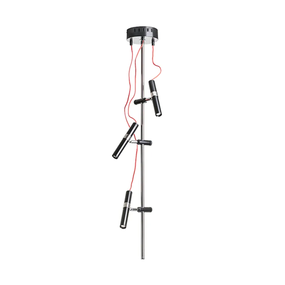 Rendl Viper Tak spot tavan negru crom 3xLED