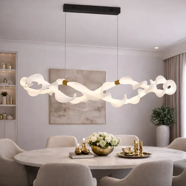 Alessandro Design UNDA Infinity lustra LED 36W alb 3 culori