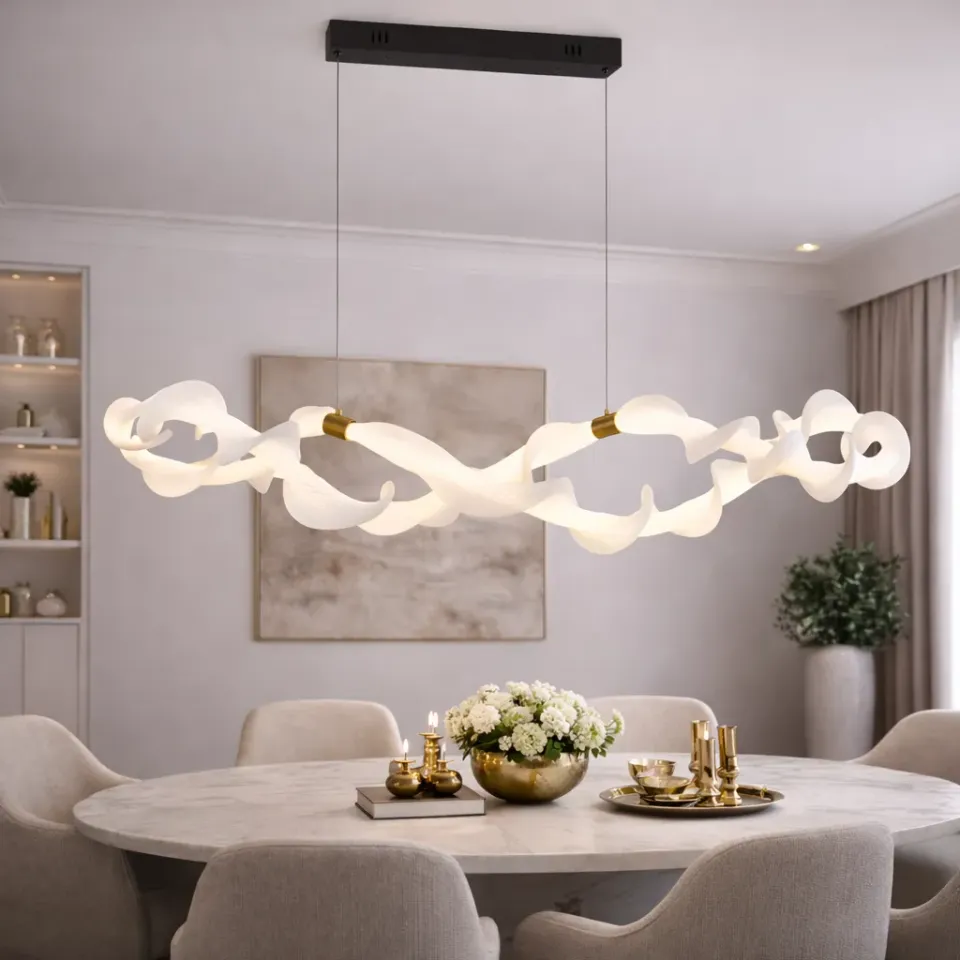 Alessandro Design UNDA Infinity lustra LED 36W alb 3 culori