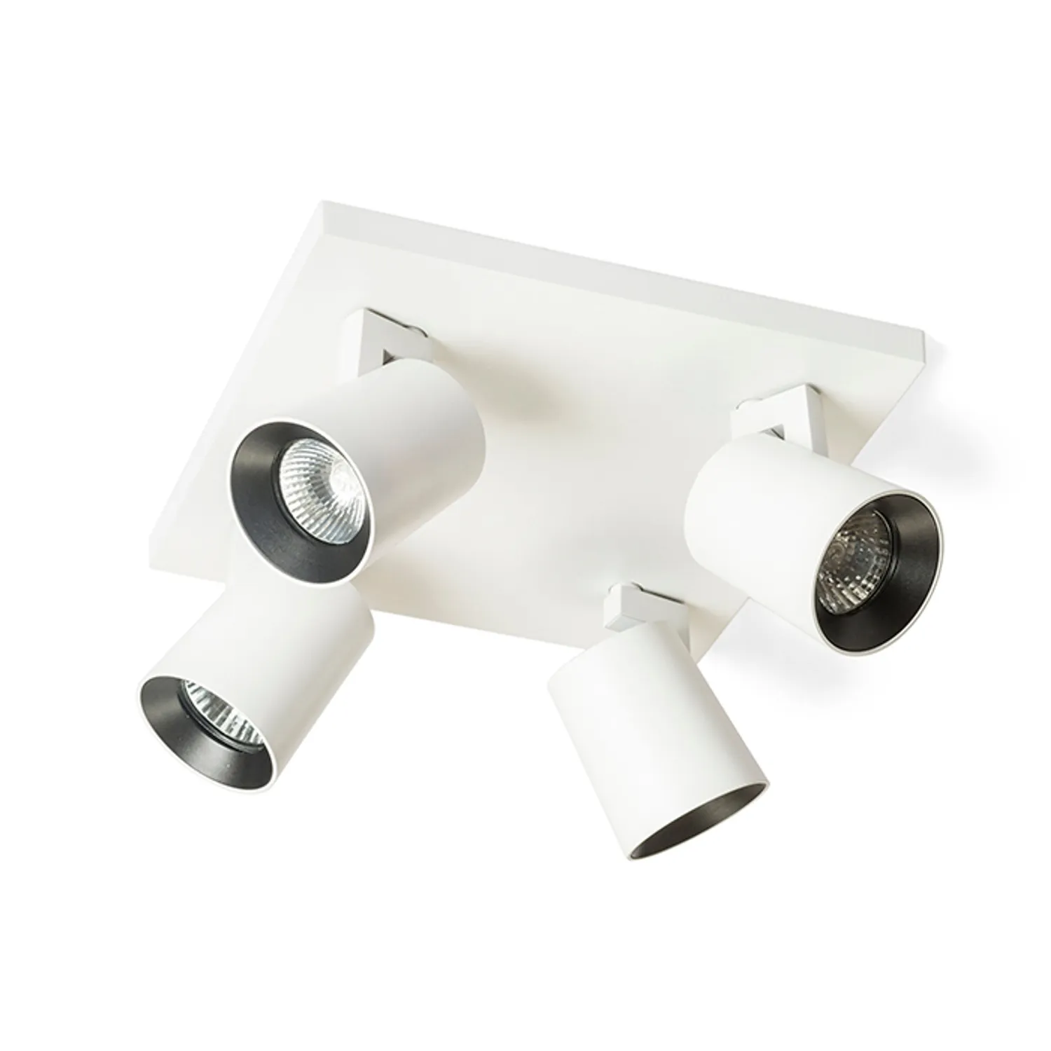 Rendl Light Studio Kenny IV spot GU10 alb/negru reglabil
