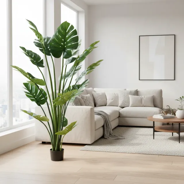 Planta artificiala Alessandro Design Monstera 180cm verde