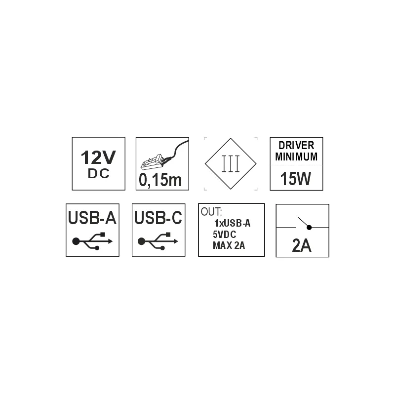 Furnika USB-Switch întrerupător LED tactil USB