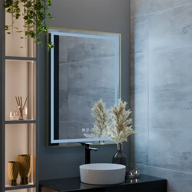 Alessandro Design Rayna oglinda LED 60x80 aurie dezaburire