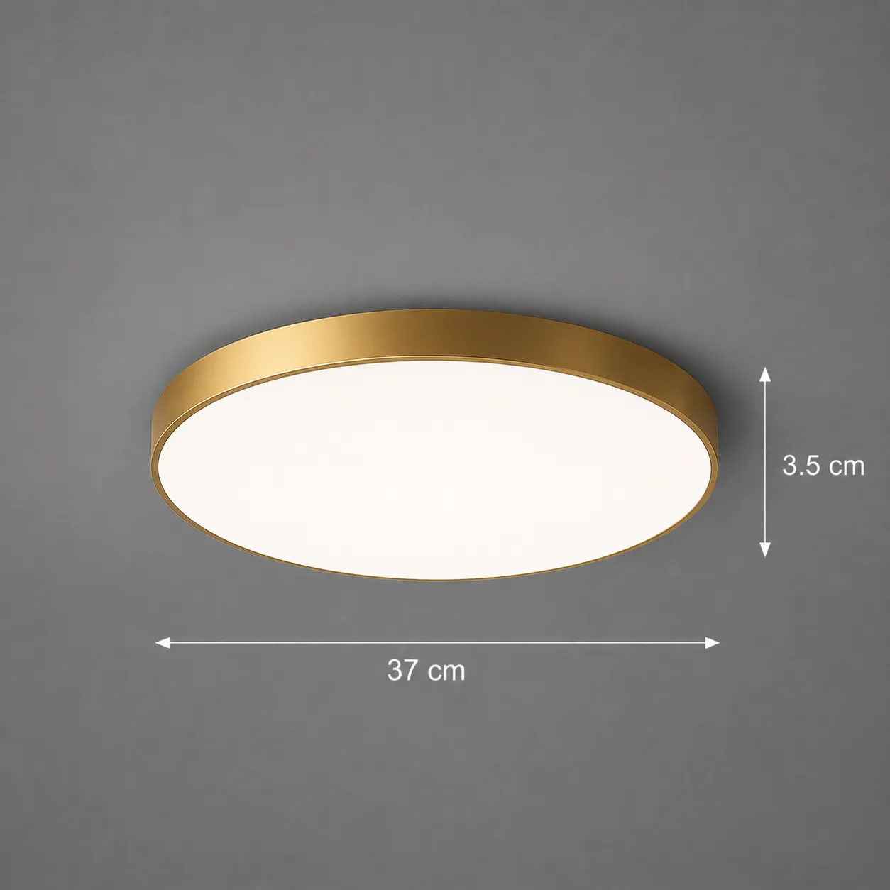 Alessandro Design Solis 37cm Plafoniera LED 33W Aurie Rece