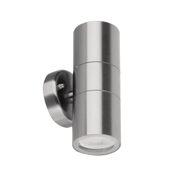Aurora WallE aplica perete inox IP44 GU10 sus-jos