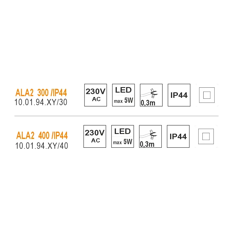 Furnika Ala 2 300 corp LED IP44 exterior