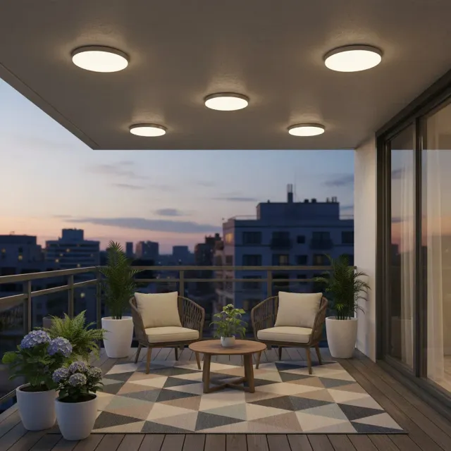 Plafonierea LED Alessandro Design SOLIS 27cm 20W rece alba