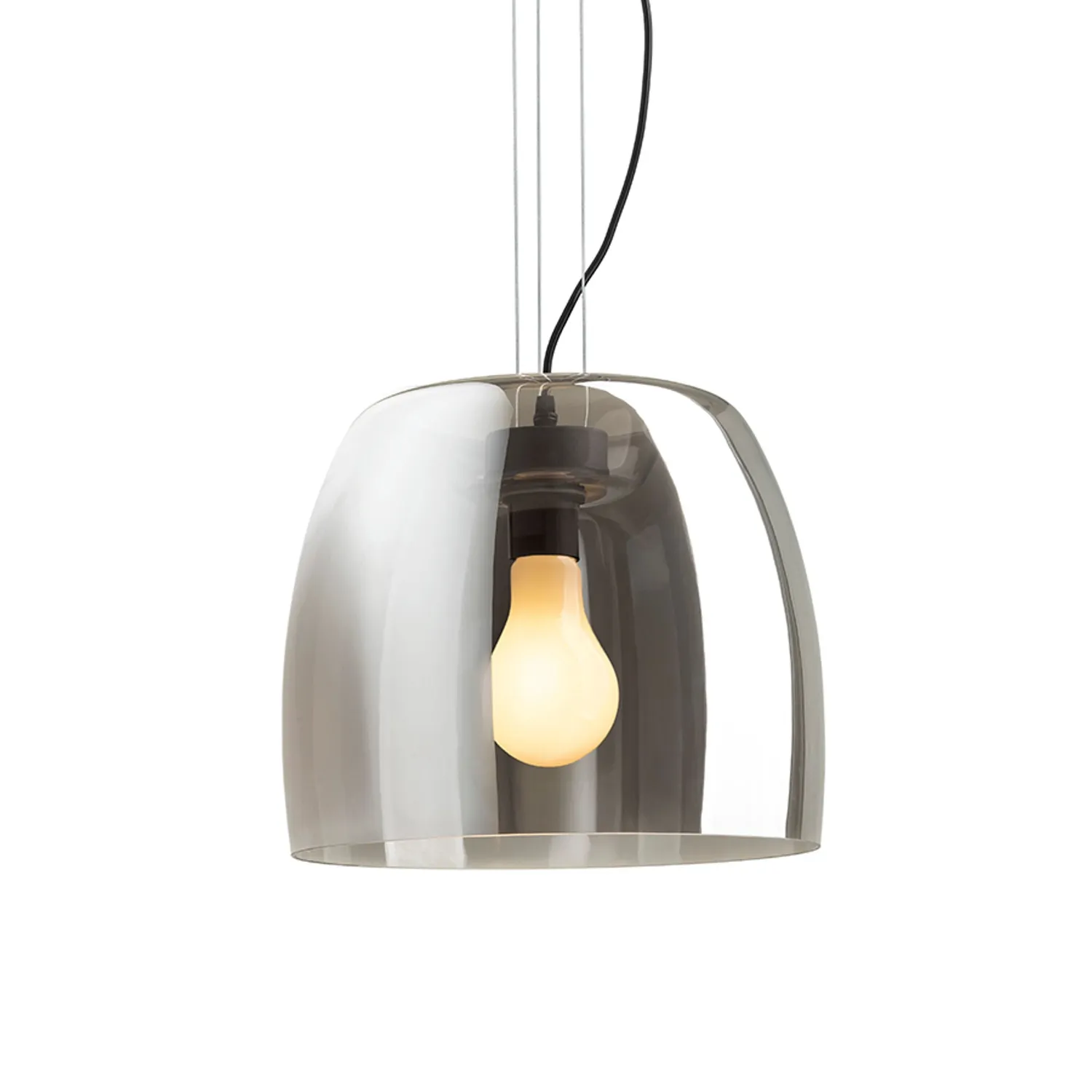 Rendl Light Studio Orlando pendul sticlă E27 fumurie