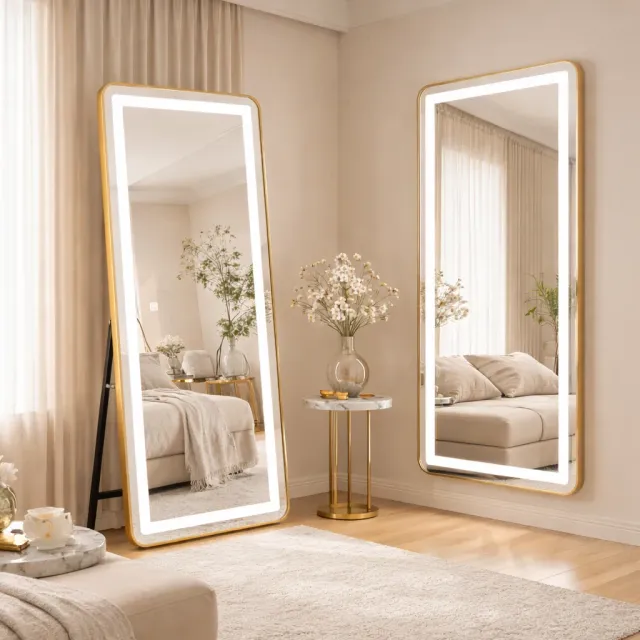Alessandro Design Couture oglinda LED aurie 50x160cm
