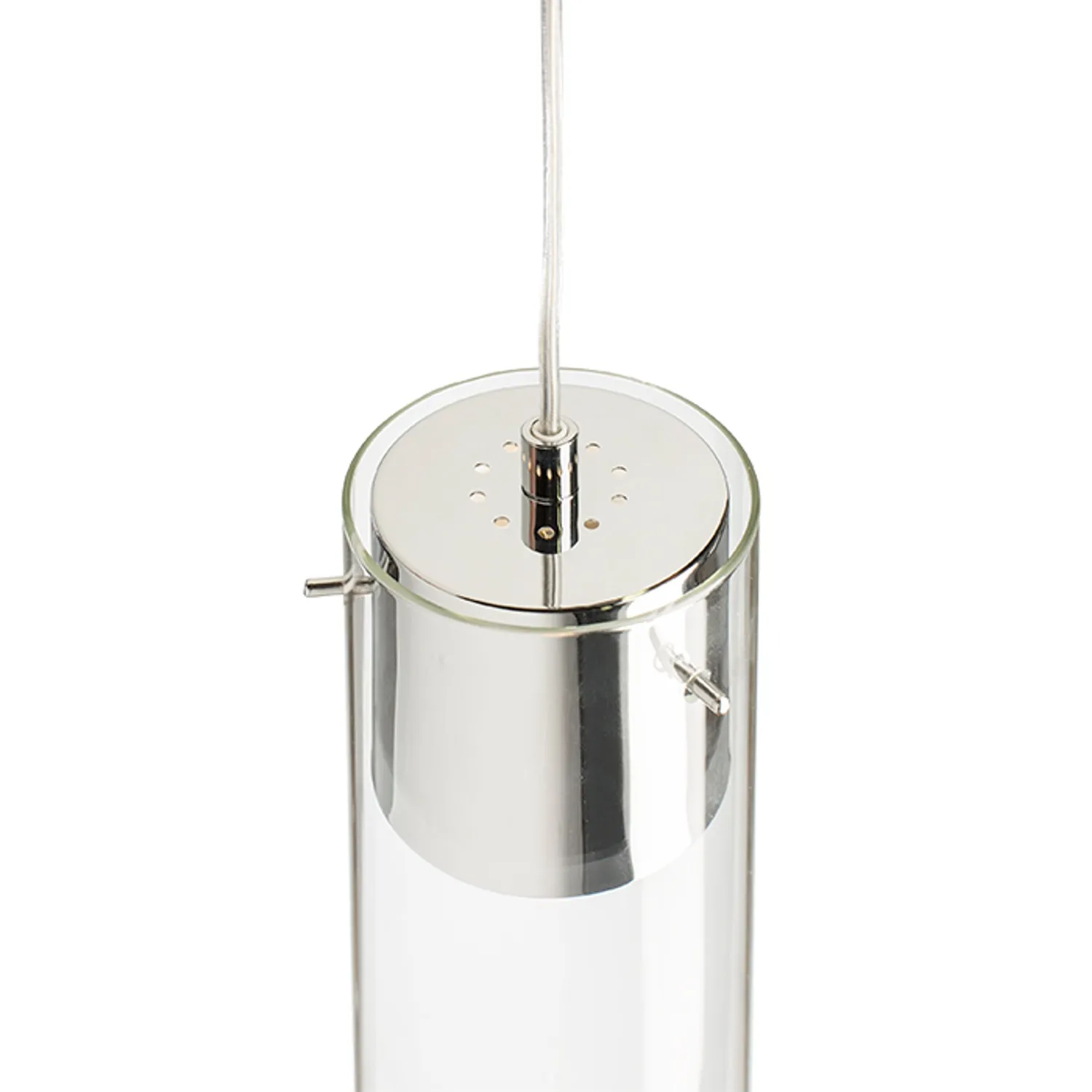 Rendl Garnish pendul sticlă crom transparent