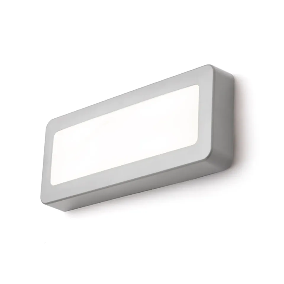 Rendl Reno SQ Direct aplică LED exterior gri