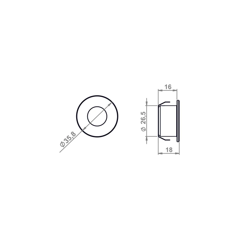 Furnika Big Point spot LED rotund pentru mobila