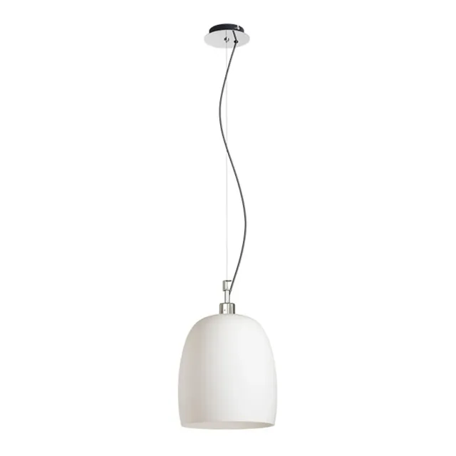 Rendl Light Studio Coroa New 28 pendul sticla opal crom