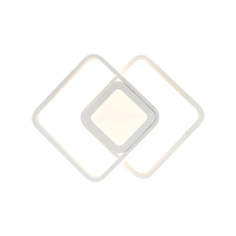 Alessandro Design Duoform lustra LED 21W alba 3 patrate