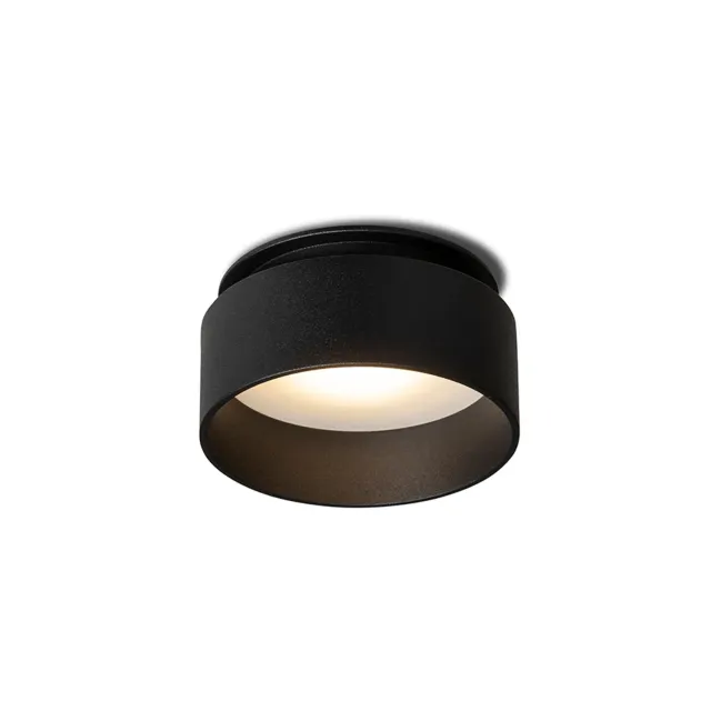 Rendl Light Studio Tord spot incastrat negru GU10 gips