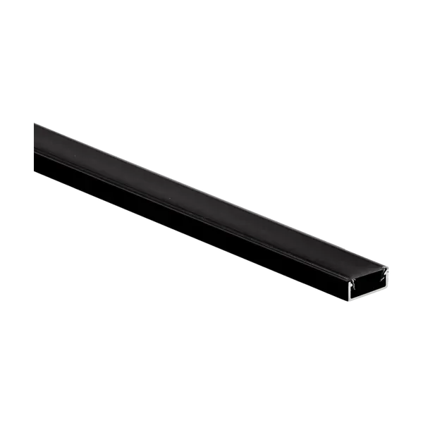 Aurora difuzor profil LED 1m negru mat