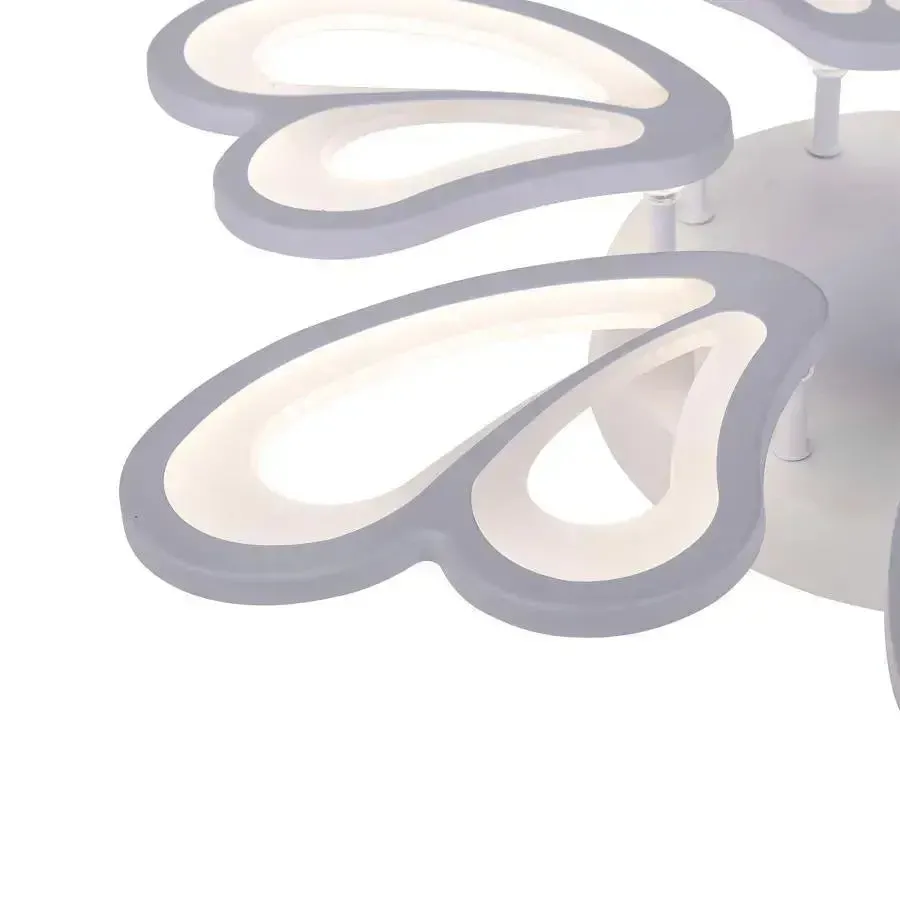 Alessandro Design BLOSSOM lustra LED alba 78W 60cm dimabila