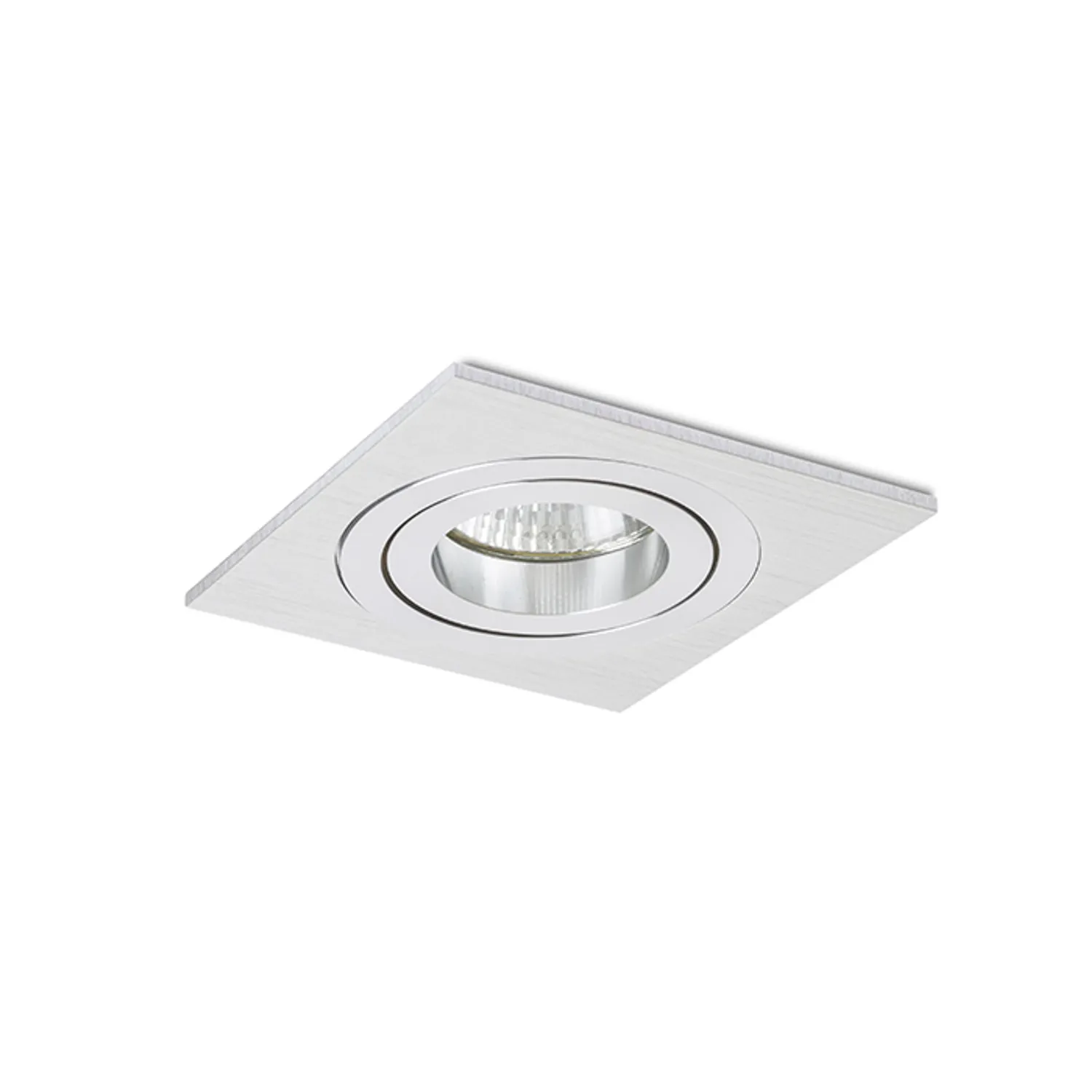 rendl light studio PASADENA GU10 SQ I spot incastrat aluminiu periat