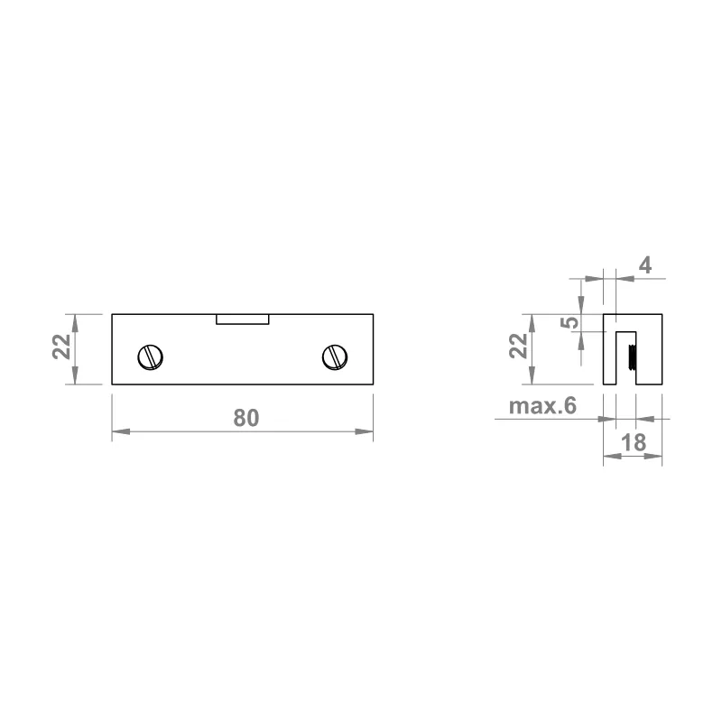 Furnika Clip clema fixare profil LED