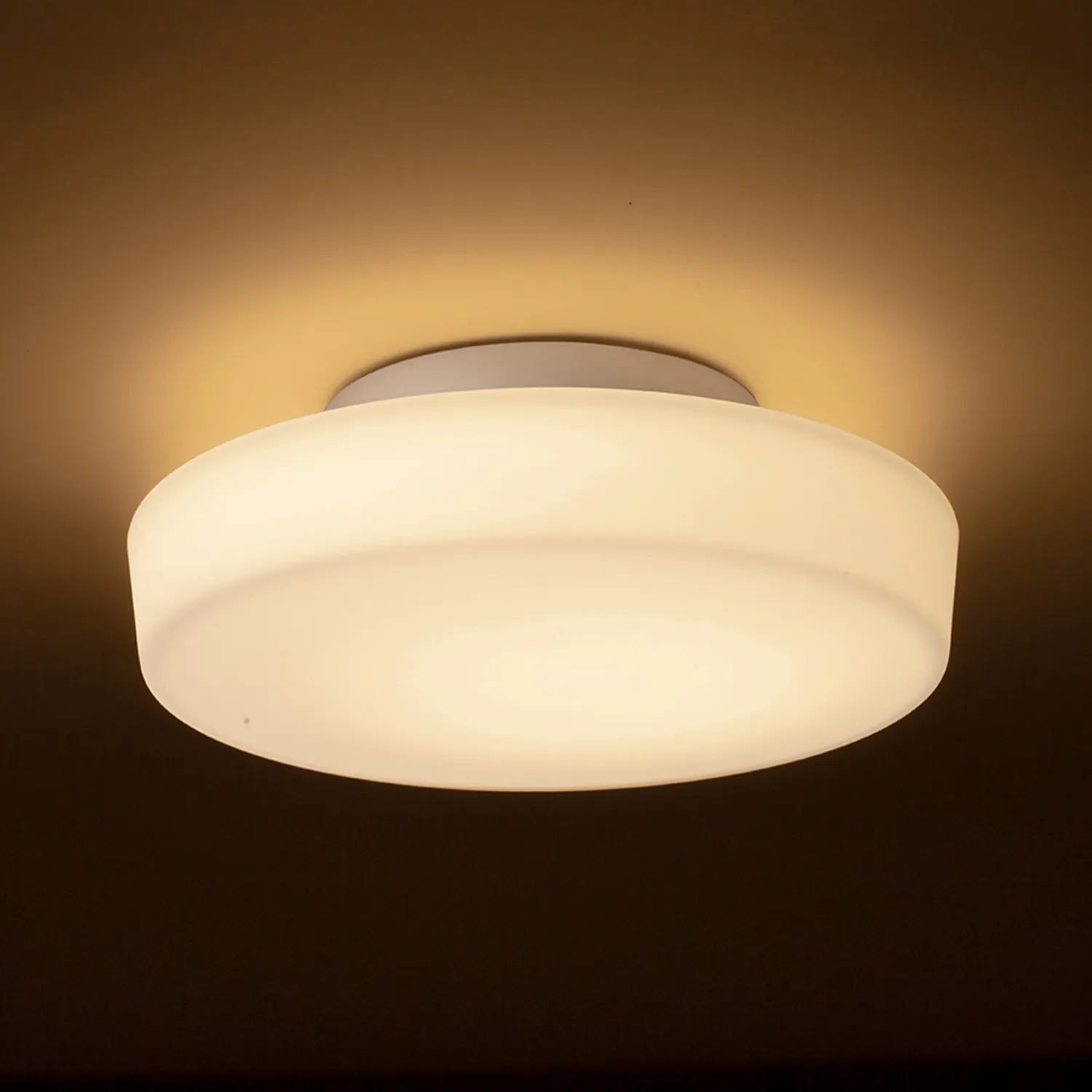 Rendl Light Studio Zara LED plafoniera baie sticla opal crom