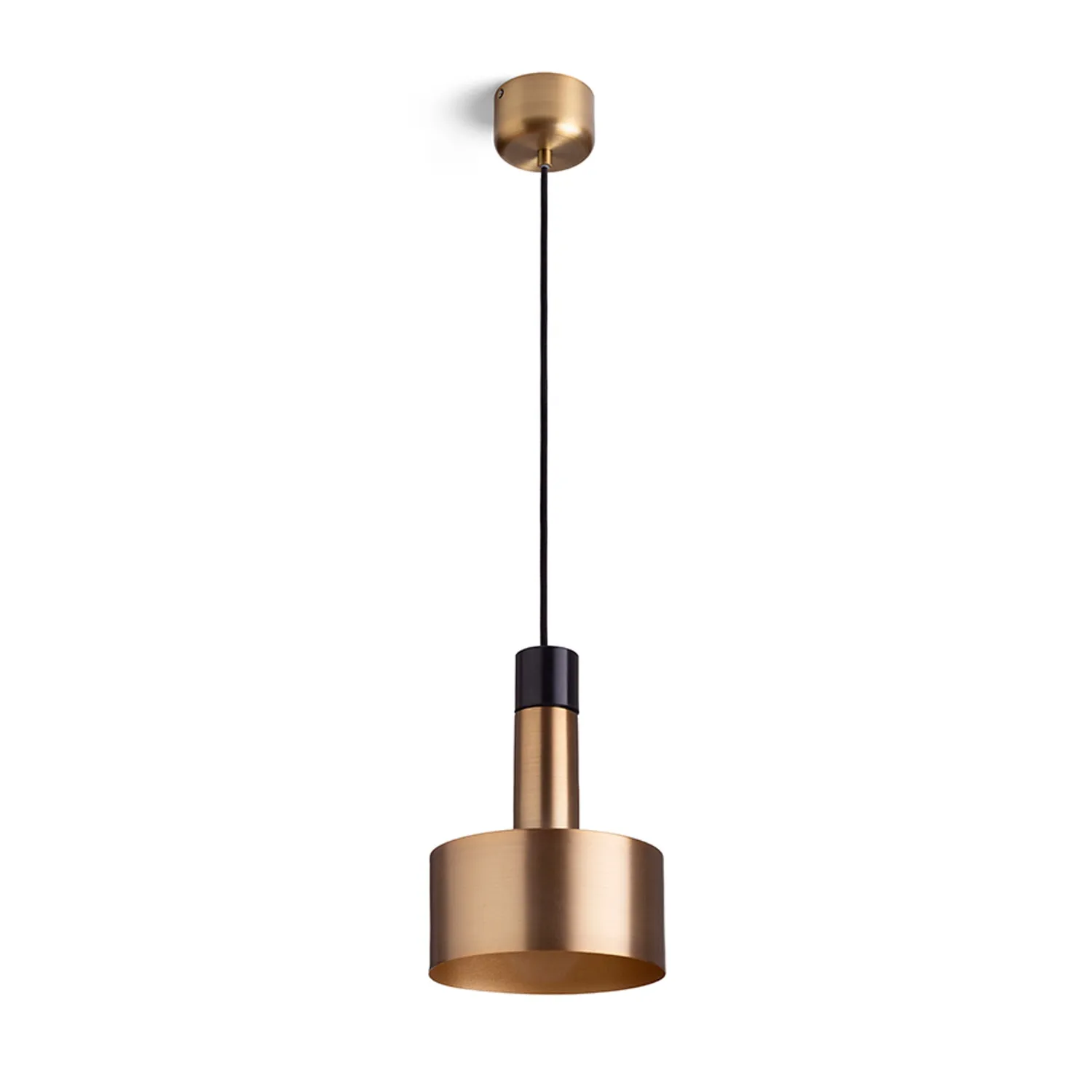Rendl Light Studio Divina pendul alama E27 marmura neagra