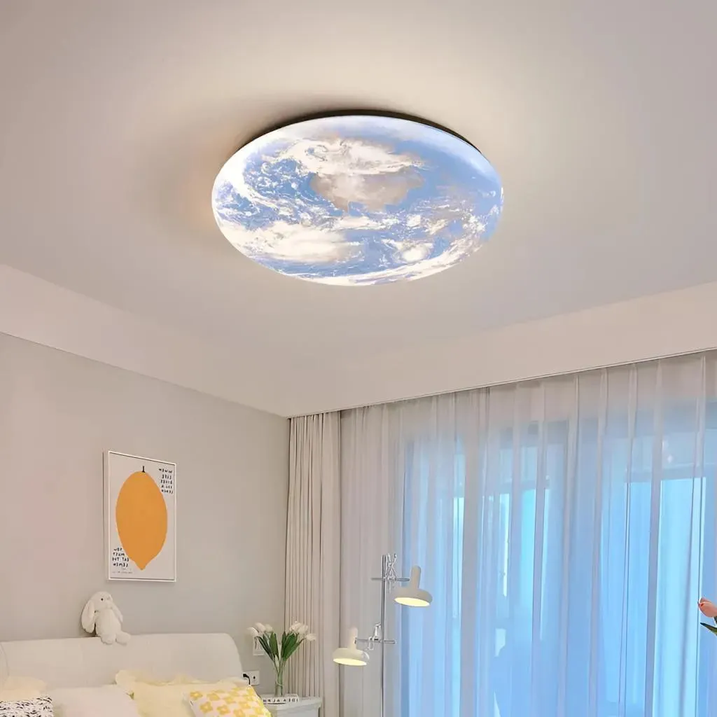 Alessandro Design EARTH lustra LED 41W 30cm albastra