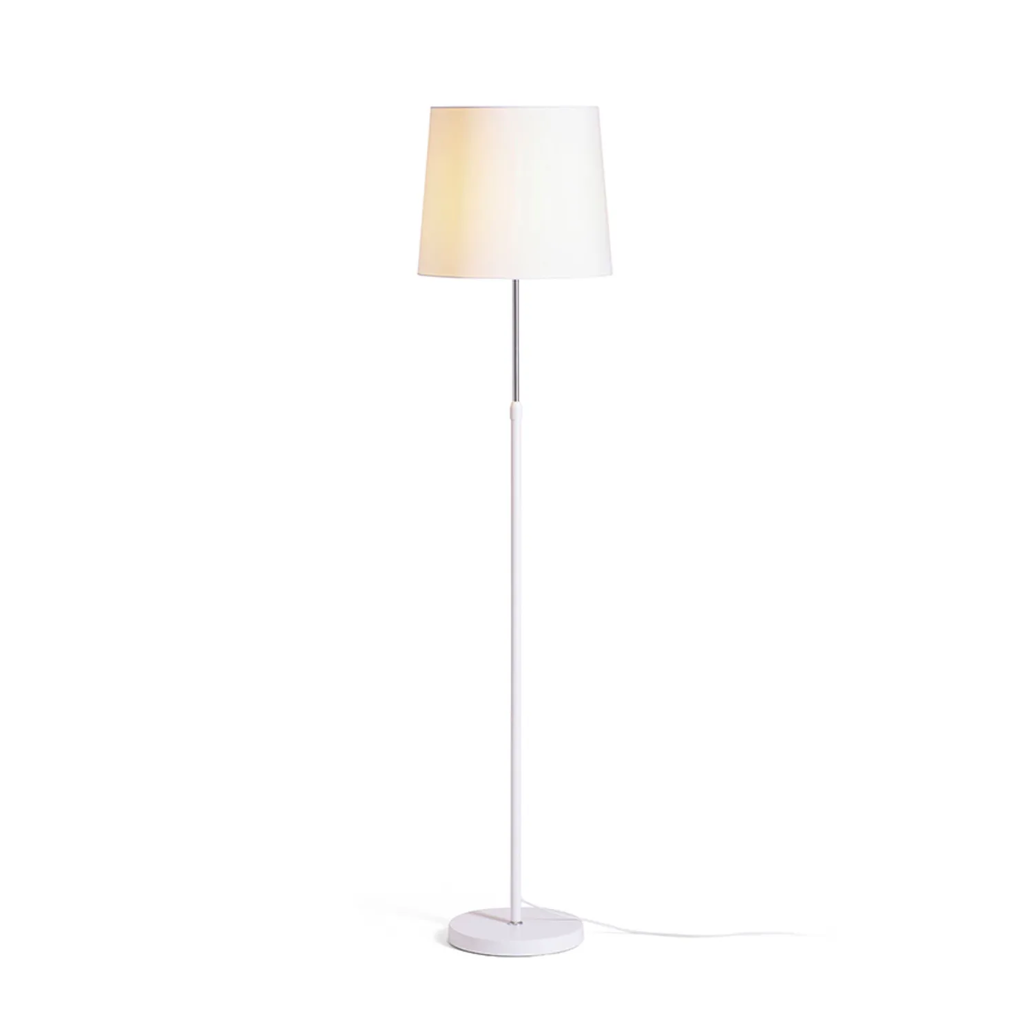 Rendl Light Studio Emmett picior lampa masa alb crom E27