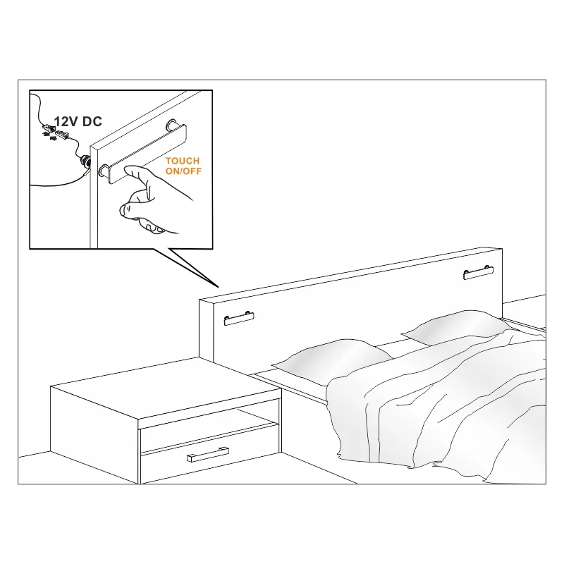 Furnika Inline intrerupator LED cablu consum redus