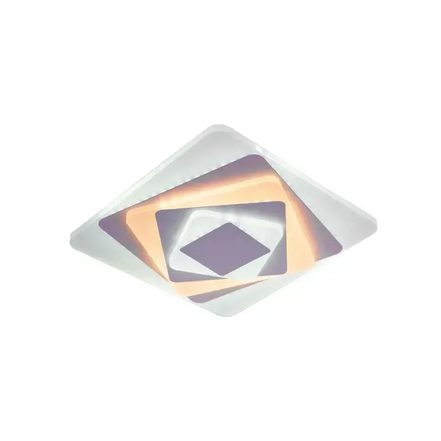Alessandro Design Florensia 86W lustra LED alba patrata