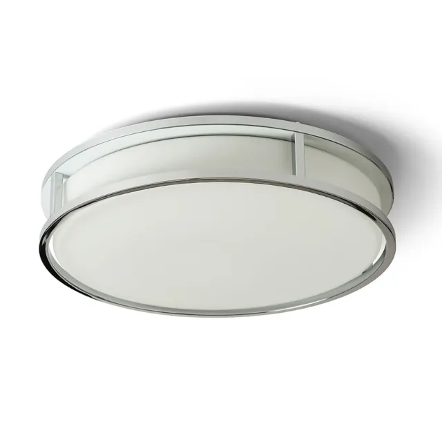 Rendl Grande LED 35 plafoniera baie opal crom LED integrat