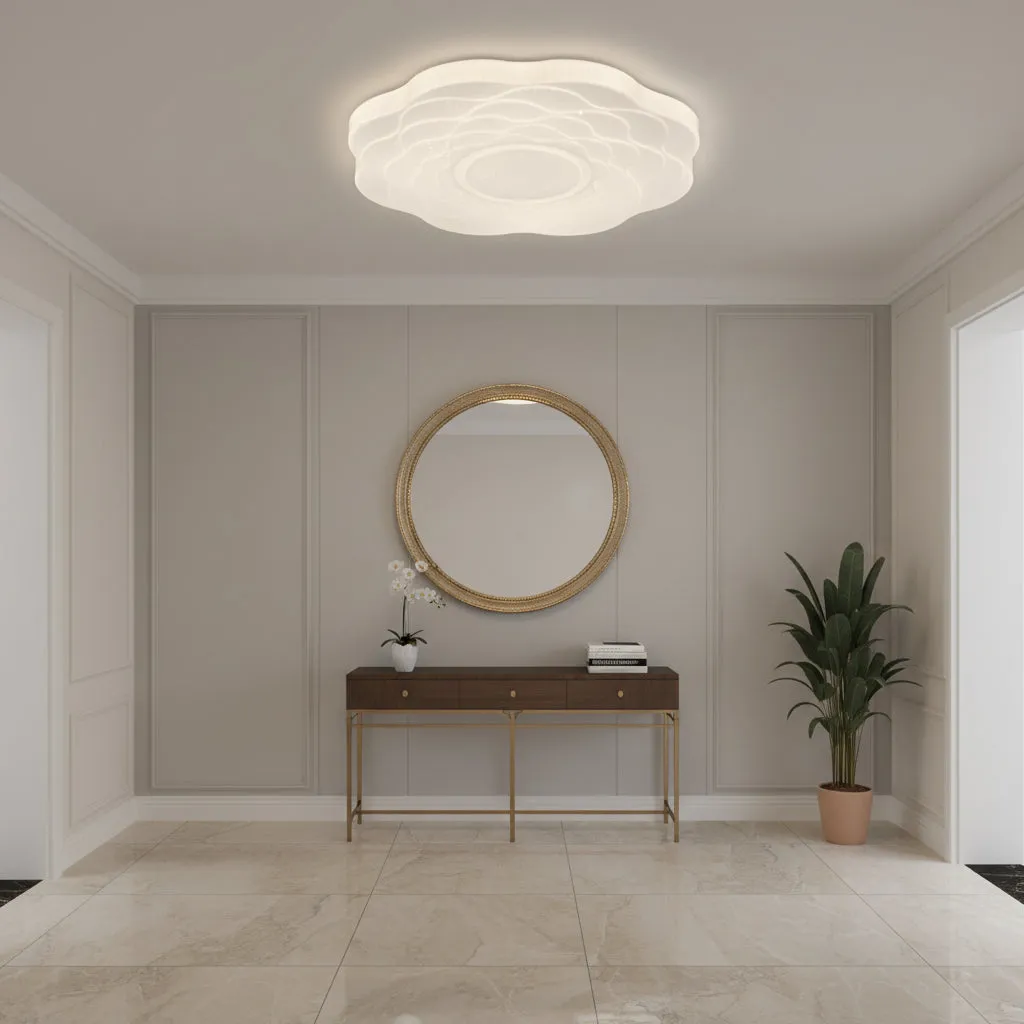 Alessandro Design Flower plafoniera LED 22W alba 23cm 3 culori