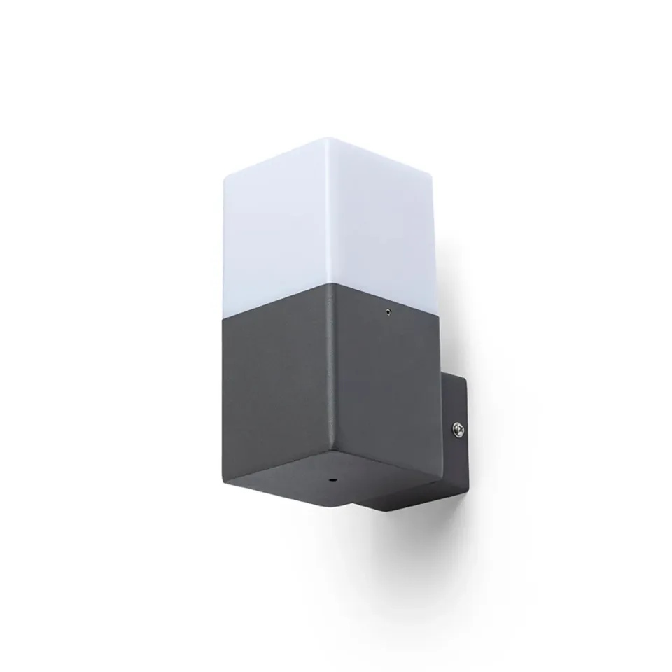 Rendl Clyde Wall aplice exterior E27 antracit opal
